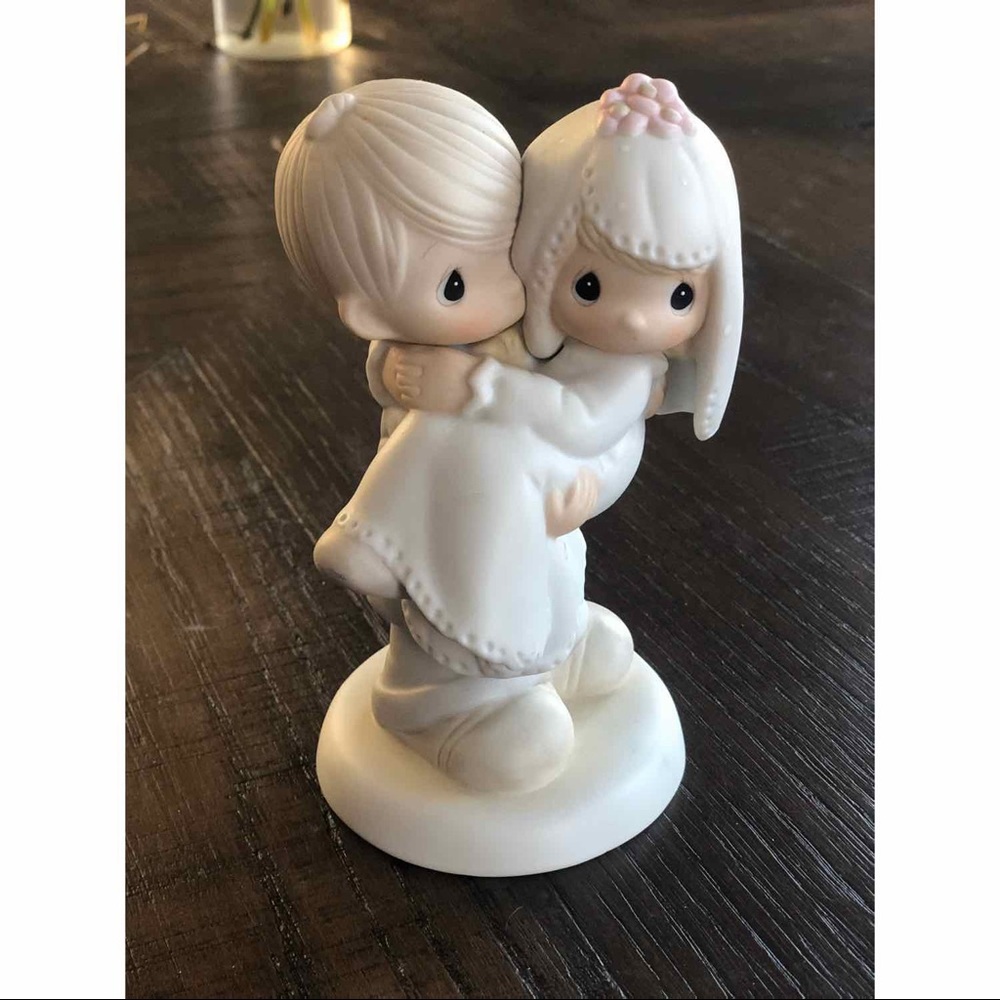 Precious Moments - Bride holding Groom